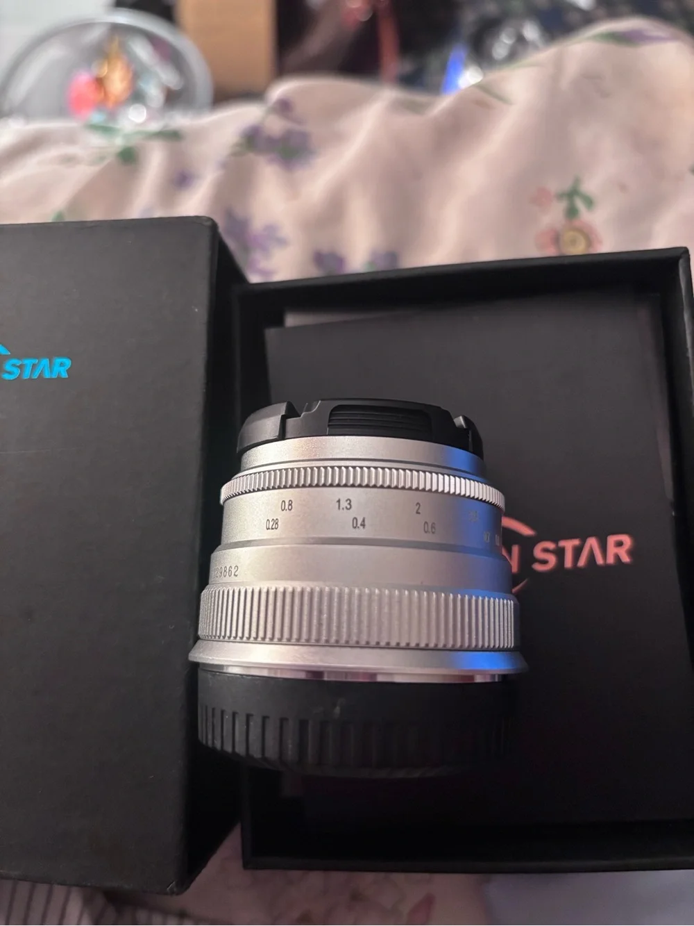 35mm f/1.7 Prime Lens — Silver/Black